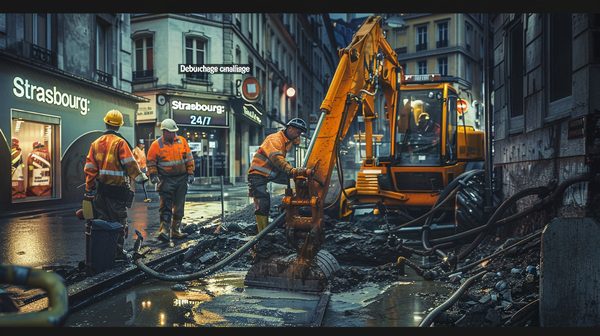 Débouchage canalisation à Strasbourg : expert 24/7